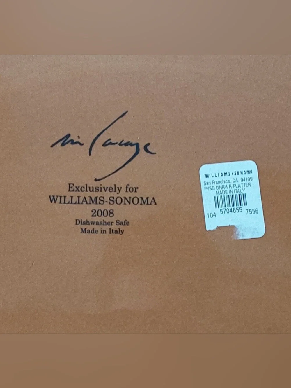 NEW Williams-Sonoma Paysage 20